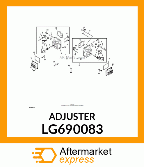 ADJUSTER, ROCKER ARM LG690083