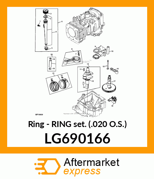 Ring Set .020 O.S. LG690166