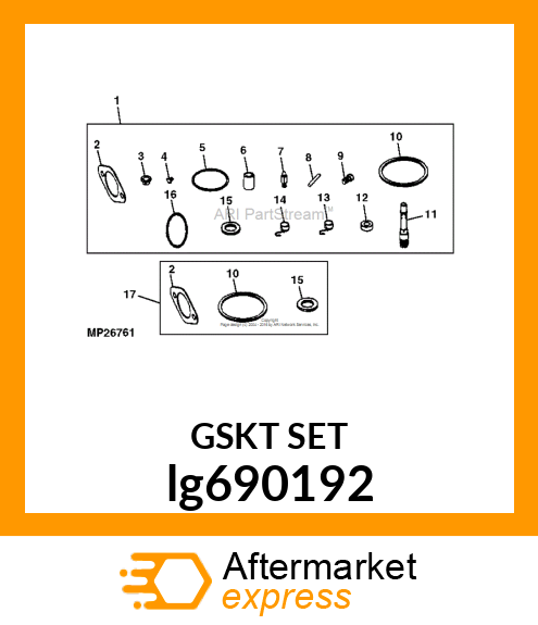 CARBURETOR KIT lg690192