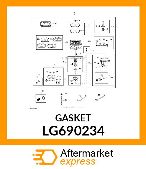 GASKET, PLATE LG690234