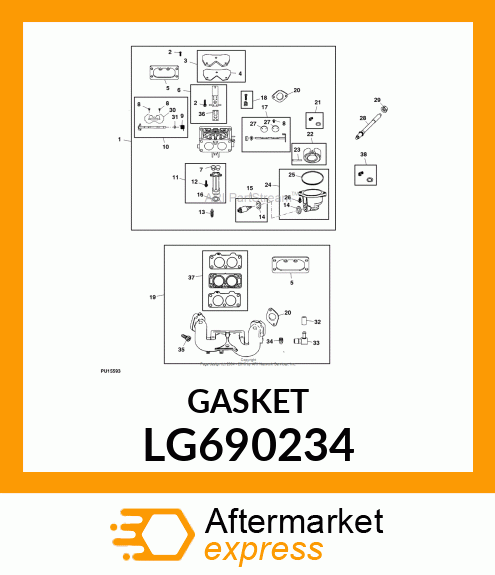 GASKET, PLATE LG690234