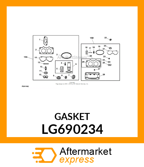 GASKET, PLATE LG690234