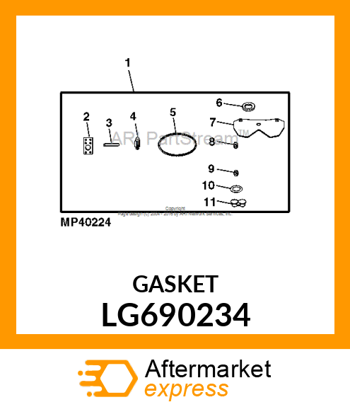 GASKET, PLATE LG690234