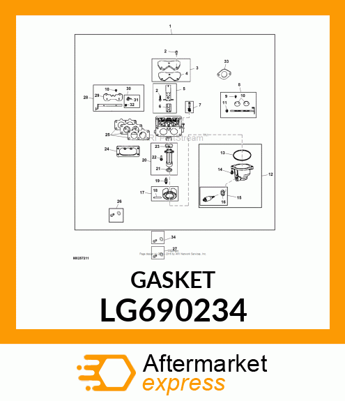 GASKET, PLATE LG690234