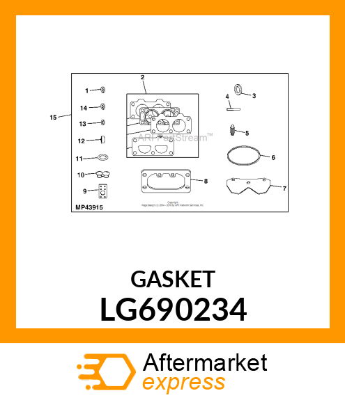 GASKET, PLATE LG690234