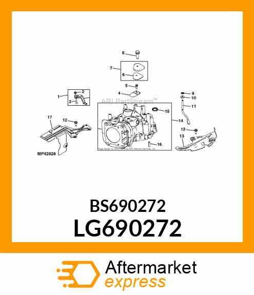 WASHER, GOVERNOR CRANK LG690272