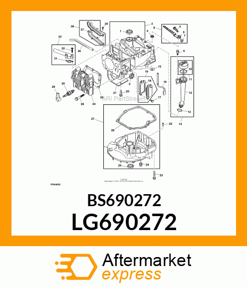 WASHER, GOVERNOR CRANK LG690272