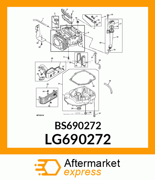 WASHER, GOVERNOR CRANK LG690272