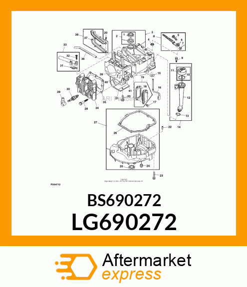 WASHER, GOVERNOR CRANK LG690272