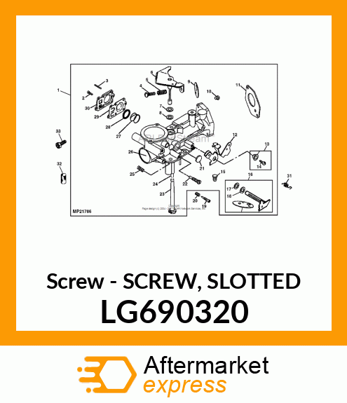 Screw LG690320