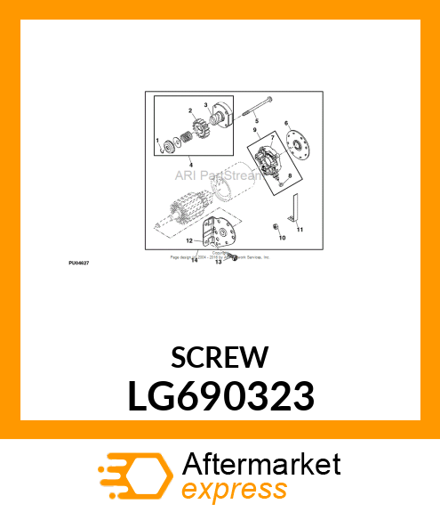 SCREW, HEX FLANGE 3 LG690323