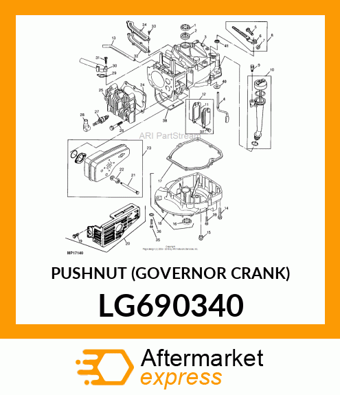 PUSHNUT (GOVERNOR CRANK) LG690340