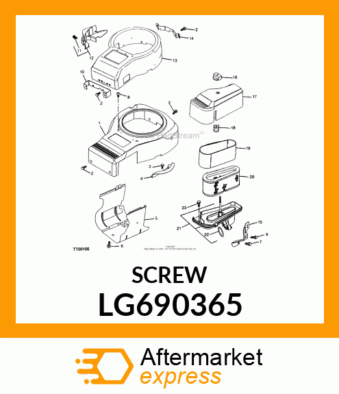 Screw LG690365