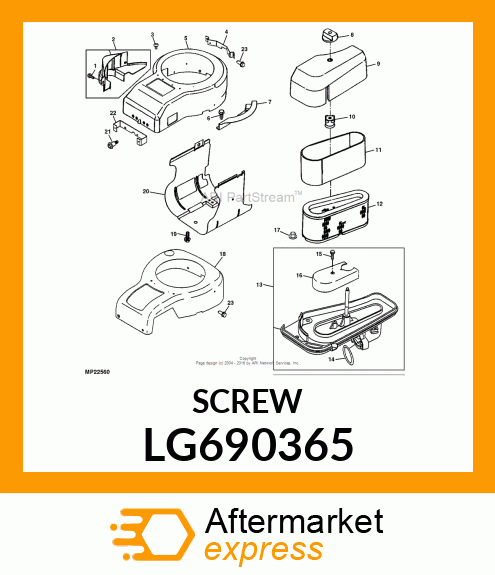 Screw LG690365