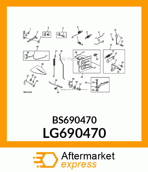 Control Support LG690470