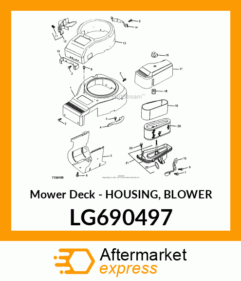 Mower Deck LG690497