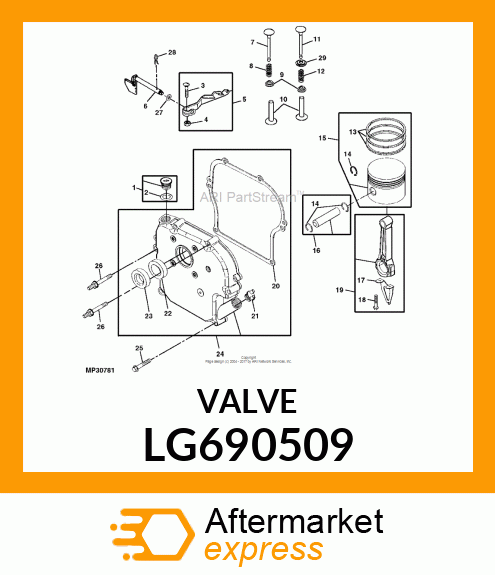 Tappet LG690509