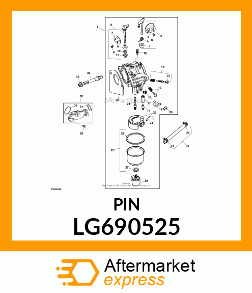 PIN, FLOAT HINGE LG690525