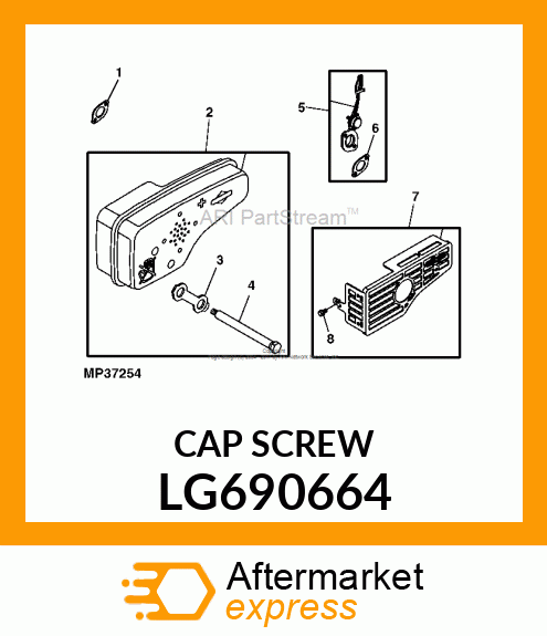 SCREW, HEX # LG690664