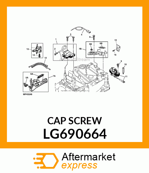 SCREW, HEX # LG690664