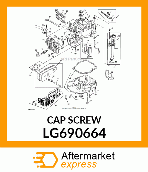 SCREW, HEX # LG690664