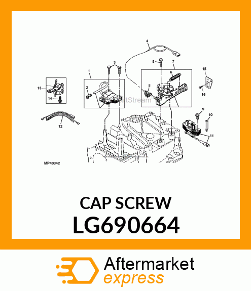 SCREW, HEX # LG690664