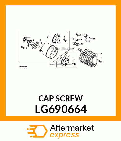 SCREW, HEX # LG690664