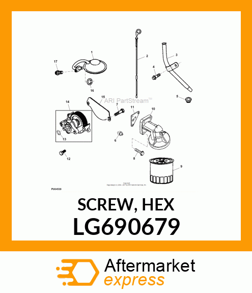 SCREW, HEX LG690679