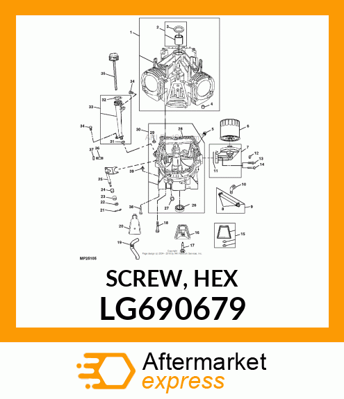 SCREW, HEX LG690679