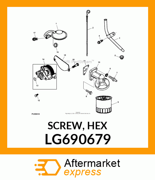 SCREW, HEX LG690679