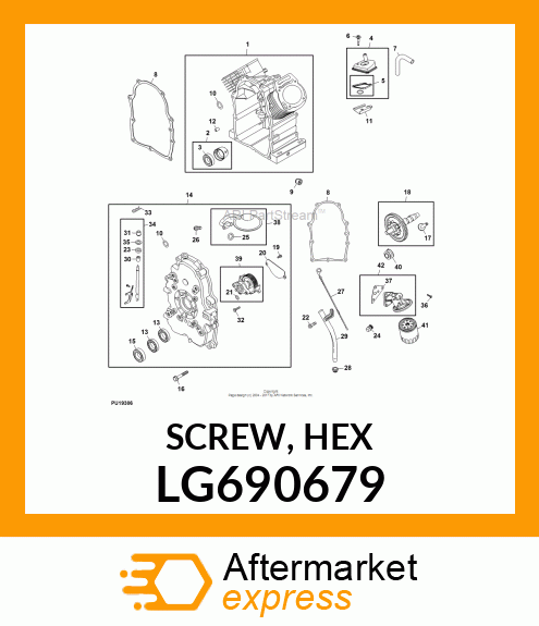 SCREW, HEX LG690679