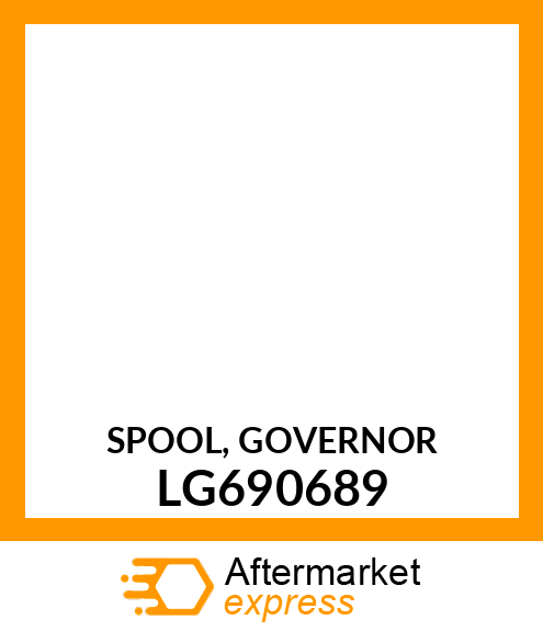 SPOOL, GOVERNOR LG690689