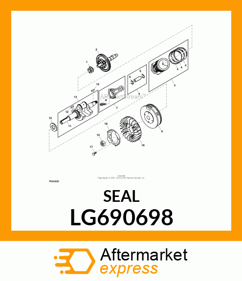 SCREW, CONNECTING ROD LG690698