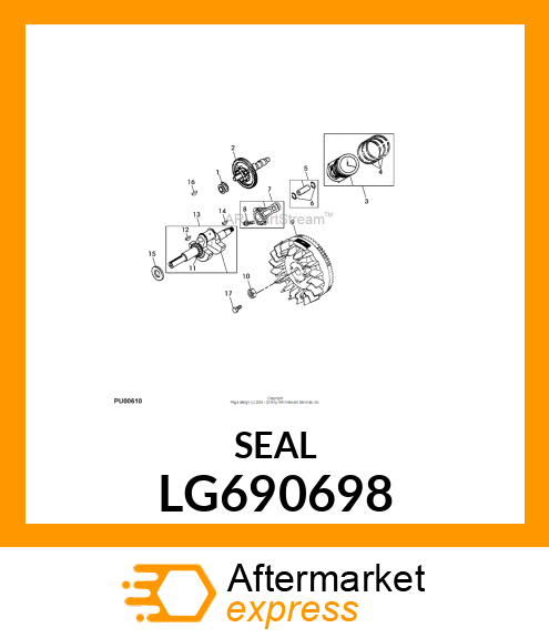 SCREW, CONNECTING ROD LG690698