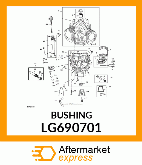 BUSHING, GOVERNOR LG690701