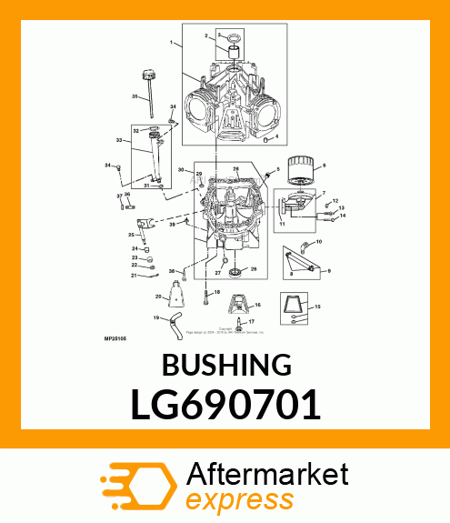 BUSHING, GOVERNOR LG690701