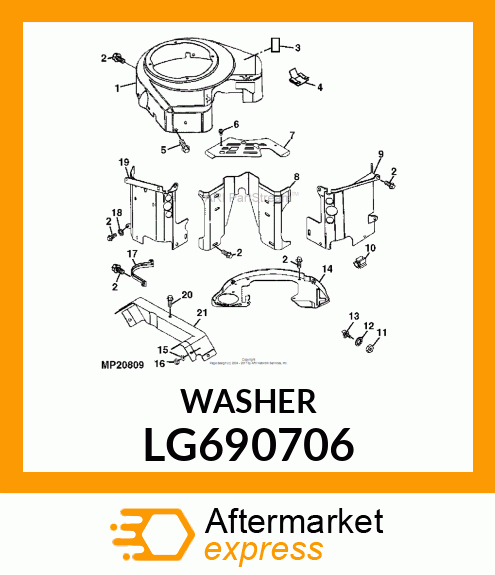 WASHER, LOCK LG690706