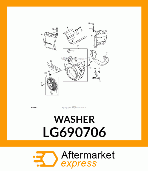 WASHER, LOCK LG690706