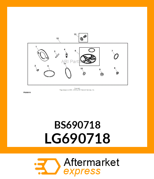 SCREW, ROUND HEAD LG690718