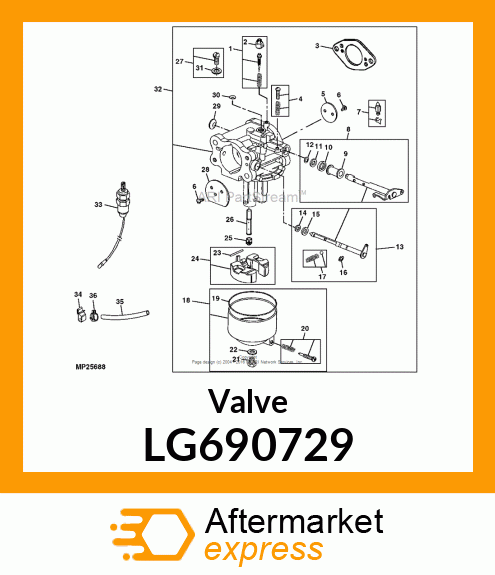 Valve LG690729