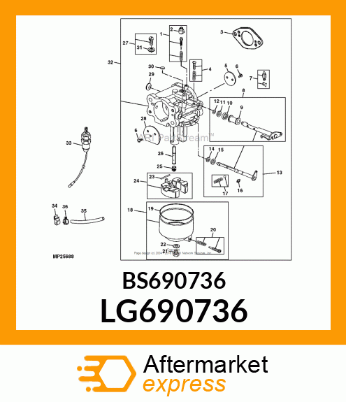 Retainer LG690736