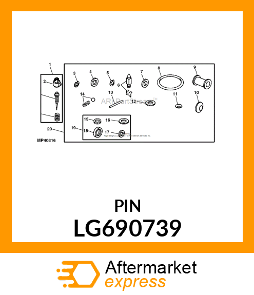 Pin Fastener LG690739