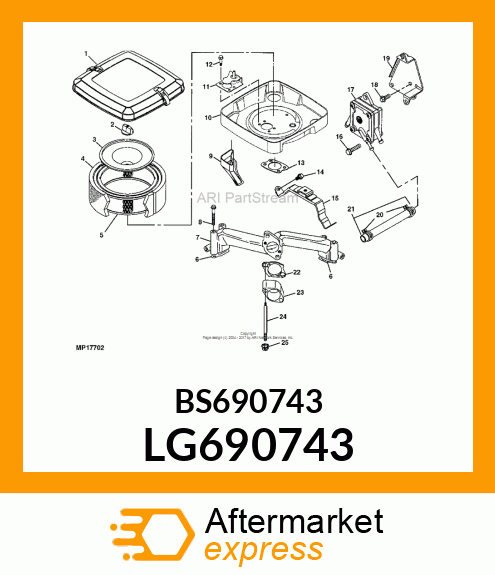 Air Duct - DUCT, AIR LG690743