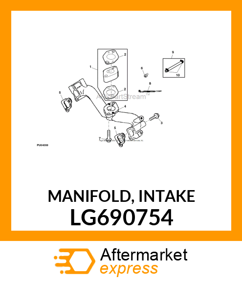 MANIFOLD, INTAKE LG690754