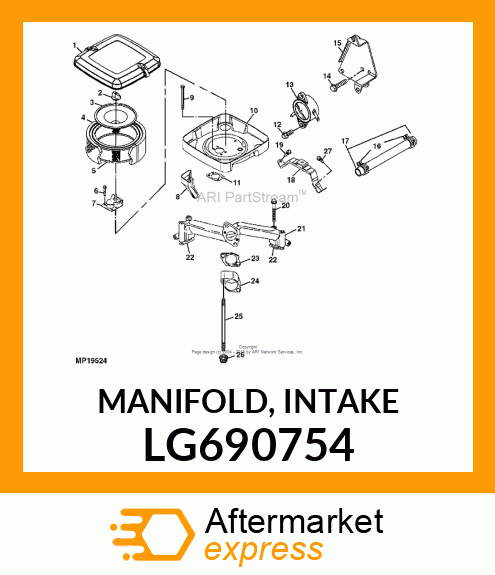 MANIFOLD, INTAKE LG690754