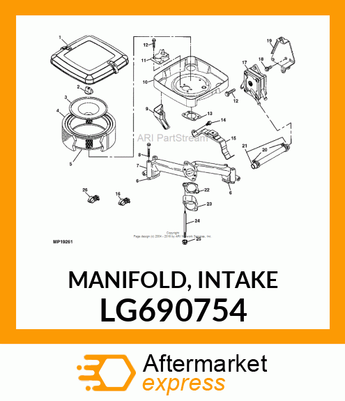 MANIFOLD, INTAKE LG690754