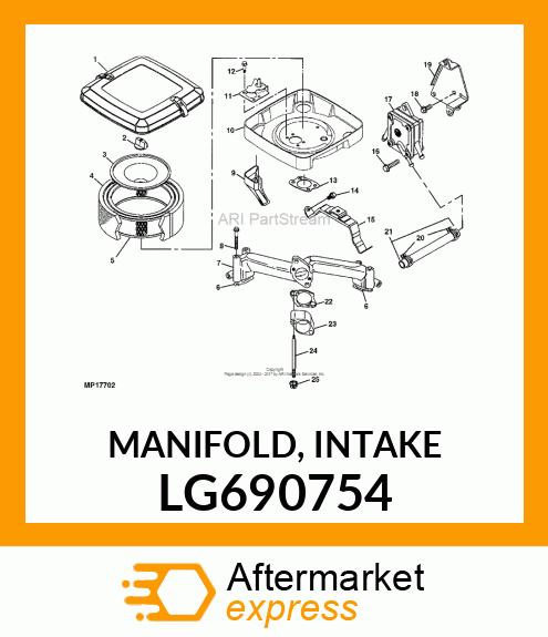 MANIFOLD, INTAKE LG690754