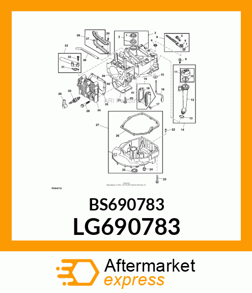 LEVER ASSEMBLY, GOVERNOR LG690783