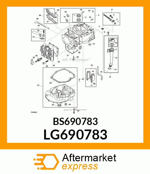 LEVER ASSEMBLY, GOVERNOR LG690783