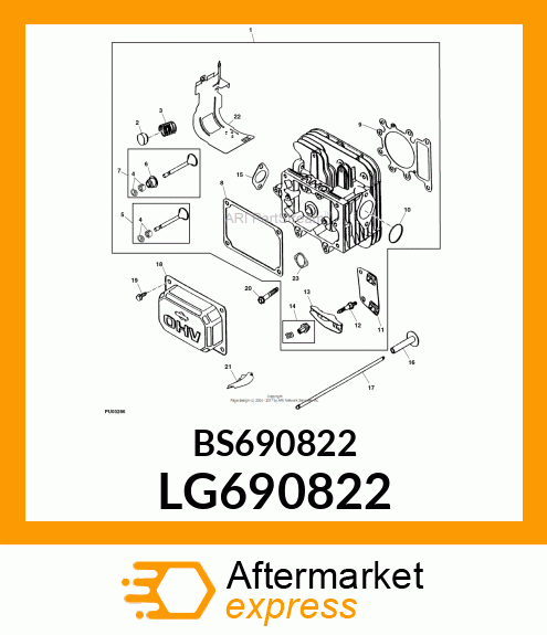 GUIDE, GUIDE, PUSH ROD LG690822